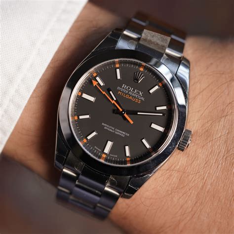 harga rolex milgauss|rolex milgauss 116400 black dial.